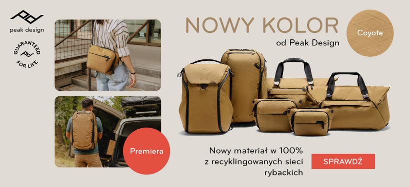 Peak Design premiera Coyote